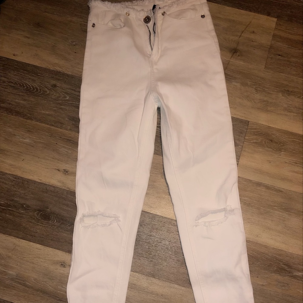 White jeans